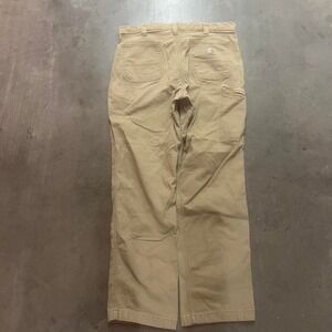 Carhartt men's‎ tan carpenter pants workwear bootcut